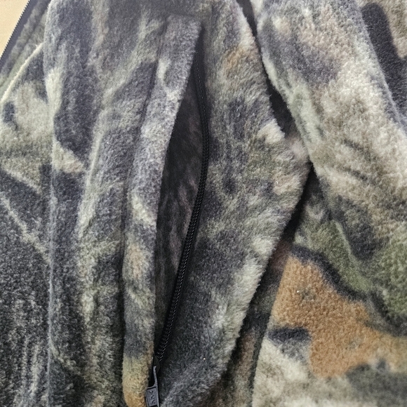 Duxbak Reversible Jacket Men's Large Camo Fleece Anorak Coat Gorpcore - Picture 7 of 13